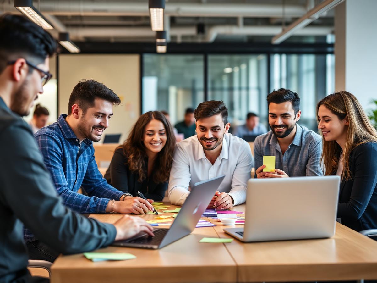 Tələbələr ITB seminarında birlikdə işləyir
